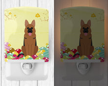 Load image into Gallery viewer, Easter Eggs German Shepherd Ceramic Night Light BB6067CNL