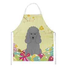Load image into Gallery viewer, Easter Eggs Poodle Silver Apron – Artist-Designed Kitchen, BBQ &amp; Craft Apron BB6068APRON