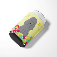 Load image into Gallery viewer, Easter Eggs Poodle Silver Can or Bottle Hugger BB6068CC