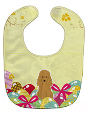 Load image into Gallery viewer, Easter Eggs Poodle Tan Baby Bib BB6069BIB