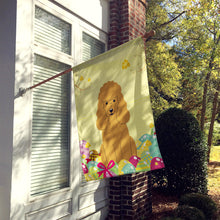 Load image into Gallery viewer, Easter Eggs Poodle Tan Flag Canvas House Size BB6069CHF