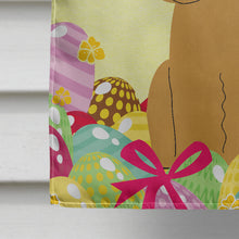 Load image into Gallery viewer, Easter Eggs Poodle Tan Flag Canvas House Size BB6069CHF