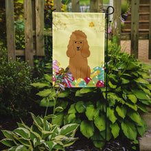 Load image into Gallery viewer, Easter Eggs Poodle Tan Garden Flag - Outdoor Decorative Yard Flag BB6069GF