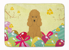 Load image into Gallery viewer, Easter Eggs Poodle Tan Machine Washable Memory Foam Mat BB6069RUG