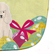 Load image into Gallery viewer, Easter Eggs Poodle White Baby Bib BB6070BIB