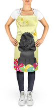 Load image into Gallery viewer, Easter Eggs Poodle Black Apron – Artist-Designed Kitchen, BBQ &amp; Craft Apron BB6071APRON