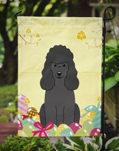 Load image into Gallery viewer, Easter Eggs Poodle Black Garden Flag - Outdoor Decorative Yard Flag BB6071GF