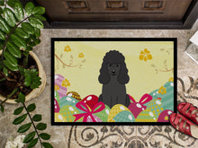 Load image into Gallery viewer, Easter Eggs Poodle Black Doormat - 18x27 Decorative Floor Mat – Indoor/Outdoor Rug with Artistic Flair BB6071MAT