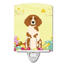 Load image into Gallery viewer, Easter Eggs Brittany Spaniel Ceramic Night Light BB6072CNL