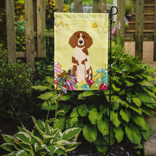 Load image into Gallery viewer, Easter Eggs Brittany Spaniel Garden Flag - Outdoor Decorative Yard Flag BB6072GF