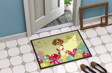 Load image into Gallery viewer, Easter Eggs Brittany Spaniel Doormat - 24x36 Decorative Floor Mat – Indoor/Outdoor Rug with Artistic Flair BB6072JMAT