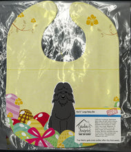 Load image into Gallery viewer, Easter Eggs Bouvier des Flandres Baby Bib BB6074BIB
