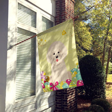 Load image into Gallery viewer, Easter Eggs Bichon Frise Flag Canvas House Size BB6075CHF