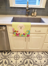Load image into Gallery viewer, Easter Eggs Bichon Frise Kitchen Towel – Artistic Dish Towel for Everyday Use BB6075KTWL