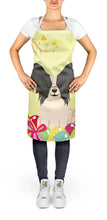 Load image into Gallery viewer, Easter Eggs Papillon Black White Apron – Artist-Designed Kitchen, BBQ &amp; Craft Apron BB6076APRON