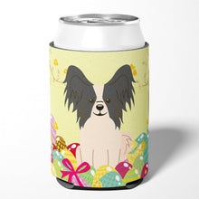 Load image into Gallery viewer, Easter Eggs Papillon Black White Can or Bottle Hugger BB6076CC
