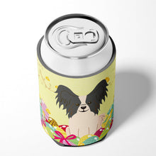 Load image into Gallery viewer, Easter Eggs Papillon Black White Can or Bottle Hugger BB6076CC