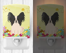 Load image into Gallery viewer, Easter Eggs Papillon Black White Ceramic Night Light BB6076CNL