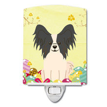 Load image into Gallery viewer, Easter Eggs Papillon Black White Ceramic Night Light BB6076CNL