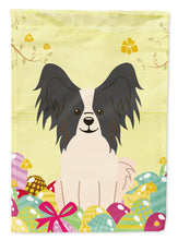 Load image into Gallery viewer, Easter Eggs Papillon Black White Garden Flag - Outdoor Decorative Yard Flag BB6076GF