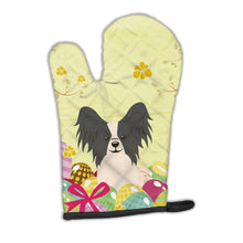Load image into Gallery viewer, Easter Eggs Papillon Black White Oven Mitt BB6076OVMT
