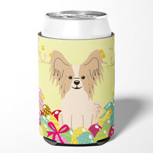 Load image into Gallery viewer, Easter Eggs Papillon Sable White Can or Bottle Hugger BB6077CC