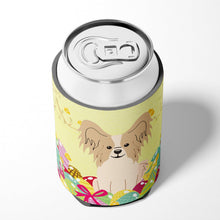 Load image into Gallery viewer, Easter Eggs Papillon Sable White Can or Bottle Hugger BB6077CC