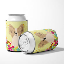 Load image into Gallery viewer, Easter Eggs Papillon Sable White Can or Bottle Hugger BB6077CC