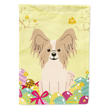 Load image into Gallery viewer, Easter Eggs Papillon Sable White Flag Canvas House Size BB6077CHF