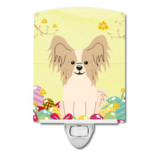 Load image into Gallery viewer, Easter Eggs Papillon Sable White Ceramic Night Light BB6077CNL