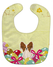 Load image into Gallery viewer, Easter Eggs Papillon Red White Baby Bib BB6078BIB