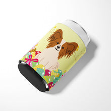 Load image into Gallery viewer, Easter Eggs Papillon Red White Can or Bottle Hugger BB6078CC