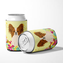 Load image into Gallery viewer, Easter Eggs Papillon Red White Can or Bottle Hugger BB6078CC