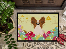 Load image into Gallery viewer, Easter Eggs Papillon Red White Doormat - 24x36 Decorative Floor Mat – Indoor/Outdoor Rug with Artistic Flair BB6078JMAT