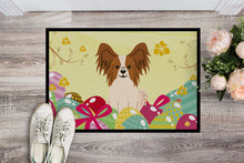 Load image into Gallery viewer, Easter Eggs Papillon Red White Doormat - 18x27 Decorative Floor Mat – Indoor/Outdoor Rug with Artistic Flair BB6078MAT