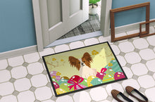 Load image into Gallery viewer, Easter Eggs Papillon Red White Doormat - 18x27 Decorative Floor Mat – Indoor/Outdoor Rug with Artistic Flair BB6078MAT