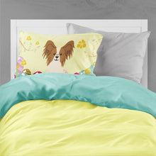 Load image into Gallery viewer, Easter Eggs Papillon Red White Fabric Standard Pillowcase – Artistic Decorative Front, White Back BB6078PILLOWCASE