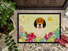 Load image into Gallery viewer, Easter Eggs Petit Basset Griffon Veenden Doormat - 18x27 Decorative Floor Mat – Indoor/Outdoor Rug with Artistic Flair BB6079MAT