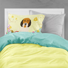 Load image into Gallery viewer, Easter Eggs Petit Basset Griffon Veenden Fabric Standard Pillowcase – Artistic Decorative Front, White Back BB6079PILLOWCASE
