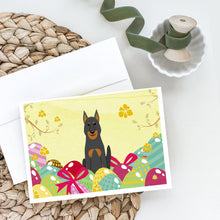 Load image into Gallery viewer, Easter Eggs Beauce Shepherd Dog Greeting Cards -  Blank Note Cards – 8-Pack of Artist-Designed Cards with Envelopes