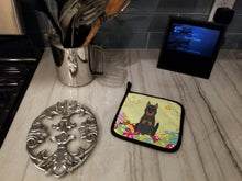 Load image into Gallery viewer, Easter Eggs Beauce Shepherd Dog Pot Holders - Set of 2 - Heat-Resistant Kitchen Essentials BB6080PTHD