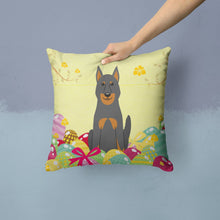 Load image into Gallery viewer, Easter Eggs Beauce Shepherd Dog Throw Pillow - 14x14 Decorative Pillow – Art for Your Home &amp; Patio BB6080PW1414