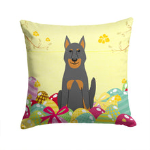 Load image into Gallery viewer, Easter Eggs Beauce Shepherd Dog Throw Pillow - 14x14 Decorative Pillow – Art for Your Home &amp; Patio BB6080PW1414