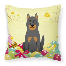Load image into Gallery viewer, Easter Eggs Beauce Shepherd Dog Fabric Decorative Pillow BB6080PW1818