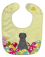 Load image into Gallery viewer, Easter Eggs Briard Black Baby Bib BB6081BIB