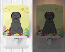 Load image into Gallery viewer, Easter Eggs Briard Black Ceramic Night Light BB6081CNL