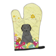 Load image into Gallery viewer, Easter Eggs Briard Black Oven Mitt BB6081OVMT