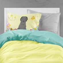 Load image into Gallery viewer, Easter Eggs Briard Black Fabric Standard Pillowcase – Artistic Decorative Front, White Back BB6081PILLOWCASE