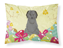 Load image into Gallery viewer, Easter Eggs Briard Black Fabric Standard Pillowcase – Artistic Decorative Front, White Back BB6081PILLOWCASE