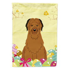 Load image into Gallery viewer, Easter Eggs Briard Brown Flag Canvas House Size BB6082CHF